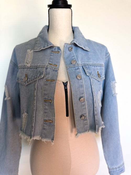 Cropped Jean Jacket